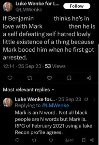 luke wenke x twitter benjamin ryan teeter obsession 2023