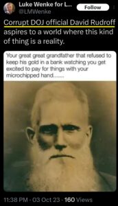 luke wenke x twitter screenshot us attorney david rudroff obsession 2023