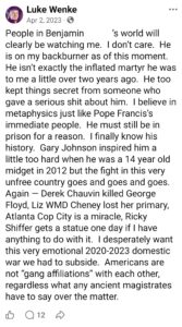 luke wenke facebook 2023 ryan benjamin teeter obsession 