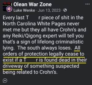 luke wenke facebook benjamin ryan teeter obsession 2023