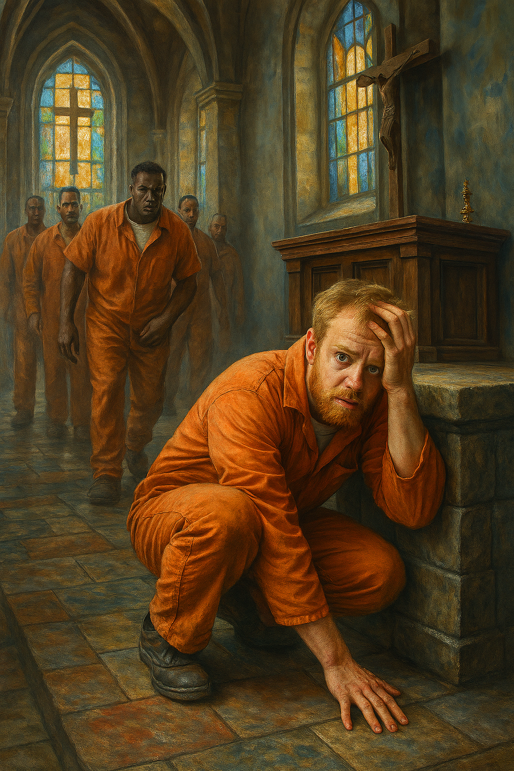 Scared By “Aggressive” Cellie at a Big Boy Prison, Luke Wenke Feigns a Change of Heart