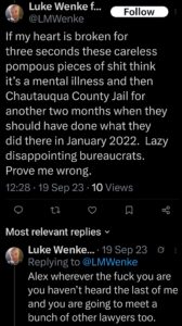 luke wenke x twitter screenshot incel talk 2023