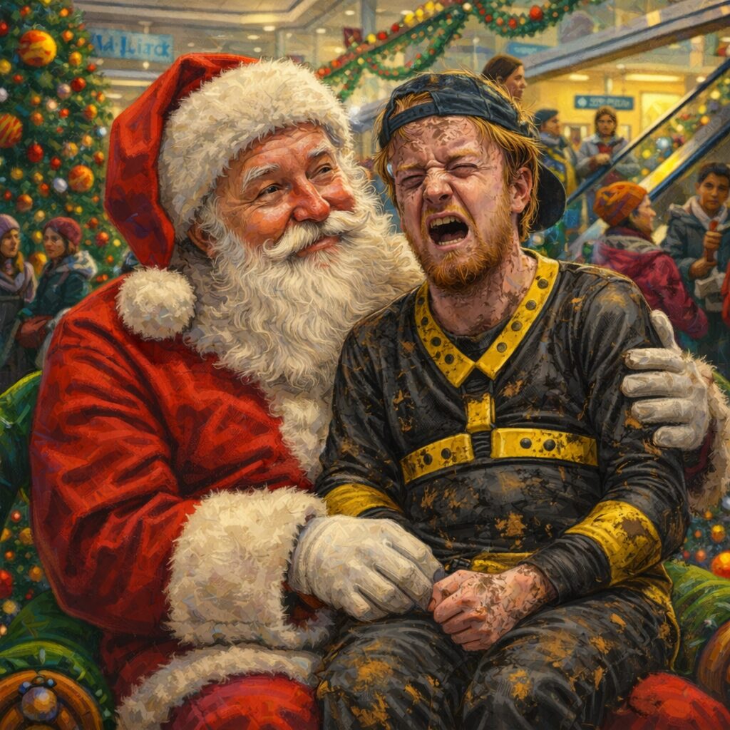 Luke Wenke No Longer Believes in Christmas Magic, & It’s Apparently Partially My Fault